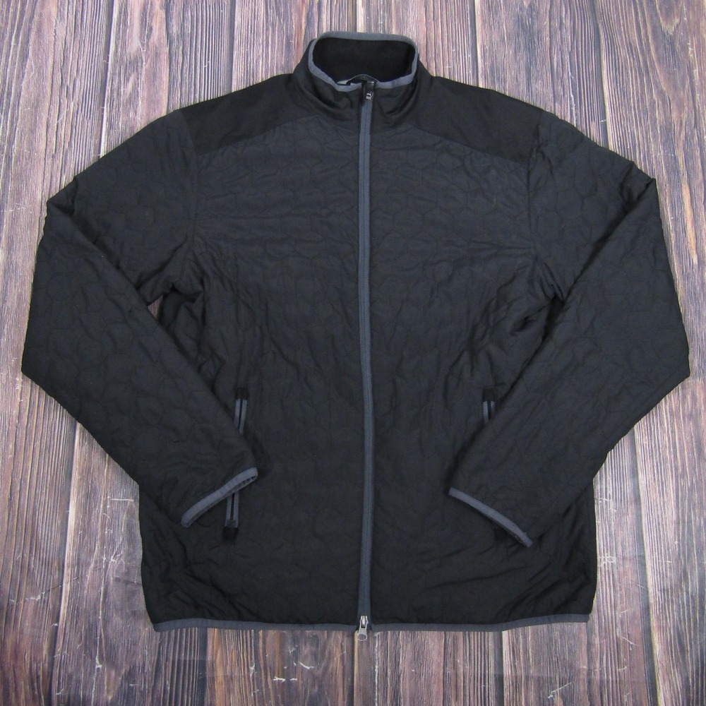 Ogio Jacket Mens Medium Black Quilted Full Zip Lightweight‎ Insulated Outdoor